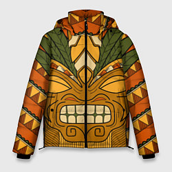 Куртка зимняя мужская Polynesian tiki ANGRY, цвет: 3D-красный