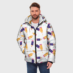Куртка зимняя мужская Карандашики, цвет: 3D-светло-серый — фото 2
