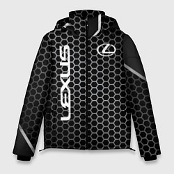 Мужская зимняя куртка Lexus соты карбон