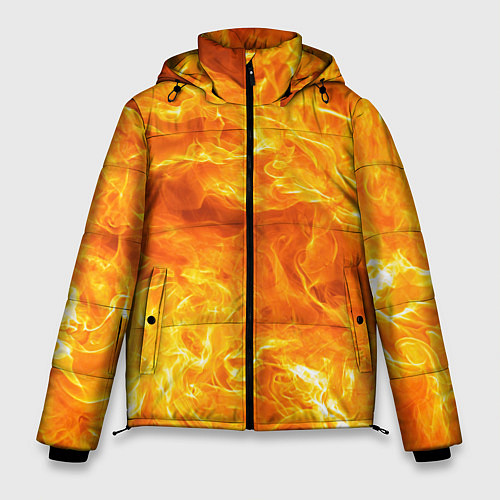 Мужская зимняя куртка Бушующий огонь / 3D-Светло-серый – фото 1