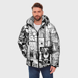 Куртка зимняя мужская Глейпнир паттерн, цвет: 3D-черный — фото 2