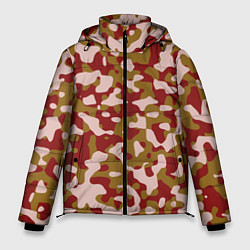 Куртка зимняя мужская Камуфляж German Desert, цвет: 3D-красный