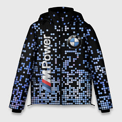 Куртка зимняя мужская BMW - M Power - pattern, цвет: 3D-красный