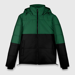 Куртка зимняя мужская Серьёзный Зелёный, цвет: 3D-черный