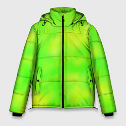 Куртка зимняя мужская Цвет сочное яблоко, цвет: 3D-черный
