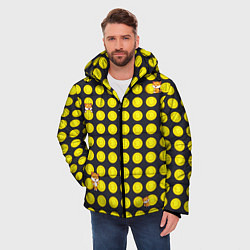 Куртка зимняя мужская BTC-Биткойн, цвет: 3D-светло-серый — фото 2
