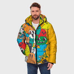Куртка зимняя мужская Дом с приведениями, цвет: 3D-светло-серый — фото 2