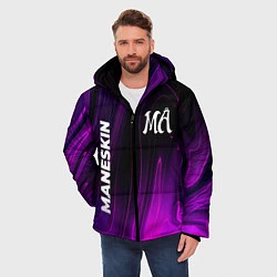 Куртка зимняя мужская Maneskin violet plasma, цвет: 3D-черный — фото 2