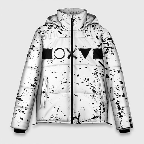 Мужская зимняя куртка Безразличие / 3D-Светло-серый – фото 1