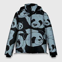 Куртка зимняя мужская Panda summer song, цвет: 3D-красный