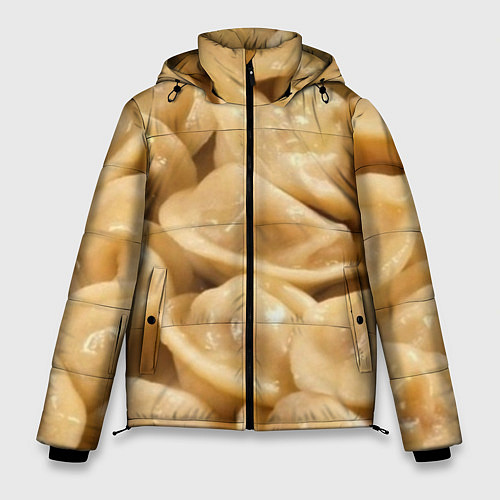 Мужская зимняя куртка Пельмени / 3D-Светло-серый – фото 1