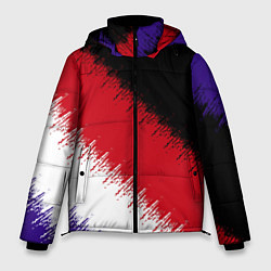 Куртка зимняя мужская Розлив краски, цвет: 3D-черный