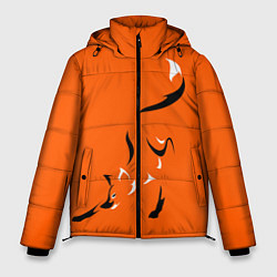 Куртка зимняя мужская Рыжая лисица, цвет: 3D-светло-серый