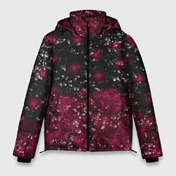 Куртка зимняя мужская Звёзды и лучи, цвет: 3D-красный