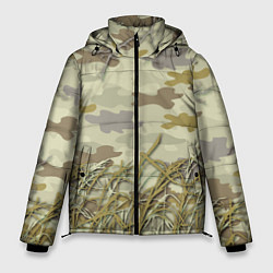 Куртка зимняя мужская Камуфляж охотника, цвет: 3D-светло-серый