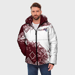 Куртка зимняя мужская Горы зовут Сноуборд, цвет: 3D-черный — фото 2