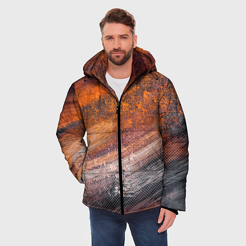 Мужская зимняя куртка Пустынный ветер / 3D-Красный – фото 3