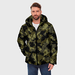 Куртка зимняя мужская Тропический камуфляж, цвет: 3D-красный — фото 2
