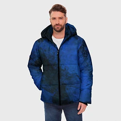 Куртка зимняя мужская Синий дым, цвет: 3D-черный — фото 2