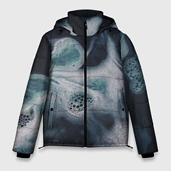Куртка зимняя мужская Дымчатая пенка, цвет: 3D-черный