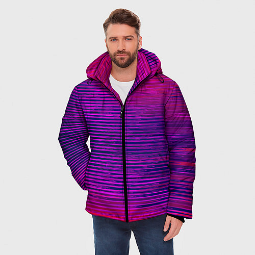 Мужская зимняя куртка Color radiation / 3D-Светло-серый – фото 3