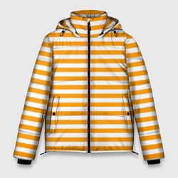 Куртка зимняя мужская Тельняшка оранжевая МЧС, цвет: 3D-черный