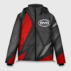 Куртка зимняя мужская BYD sports racing, цвет: 3D-черный