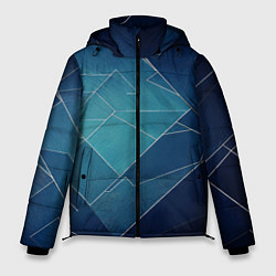 Куртка зимняя мужская Геометрическая бесконечность, цвет: 3D-черный