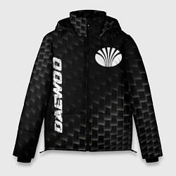 Куртка зимняя мужская Daewoo карбоновый фон, цвет: 3D-черный