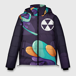 Куртка зимняя мужская Fallout graffity splash, цвет: 3D-черный