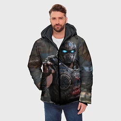 Куртка зимняя мужская Gears of war Клейтон Кармайн, цвет: 3D-светло-серый — фото 2