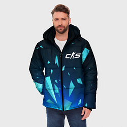 Куртка зимняя мужская Counter-Strike 2 взрыв частиц, цвет: 3D-черный — фото 2