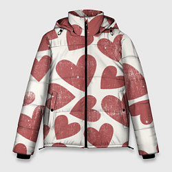 Куртка зимняя мужская Hearts, цвет: 3D-светло-серый