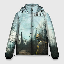 Куртка зимняя мужская Stalker одиночка на дороге, цвет: 3D-черный