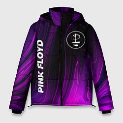 Куртка зимняя мужская Pink Floyd violet plasma, цвет: 3D-черный