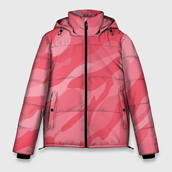 Куртка зимняя мужская Pink military, цвет: 3D-черный