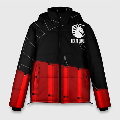 Мужская зимняя куртка Форма Team Liquid red / 3D-Светло-серый – фото 1