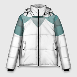 Куртка зимняя мужская Геометрическая сова, цвет: 3D-светло-серый