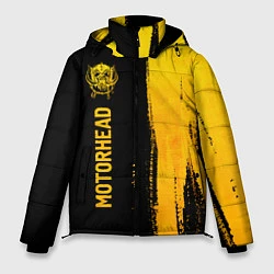 Куртка зимняя мужская Motorhead - gold gradient: по-вертикали, цвет: 3D-черный