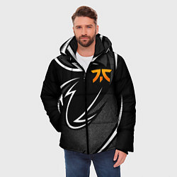 Куртка зимняя мужская Fnatic - white line, цвет: 3D-черный — фото 2