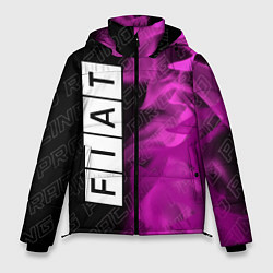 Куртка зимняя мужская Fiat pro racing: по-вертикали, цвет: 3D-черный