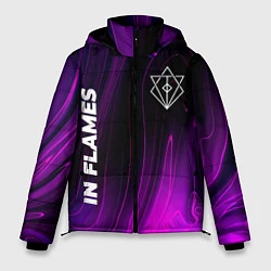 Куртка зимняя мужская In Flames violet plasma, цвет: 3D-черный
