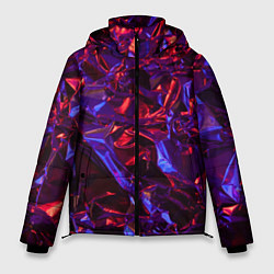 Куртка зимняя мужская Текстура кристалла, цвет: 3D-светло-серый