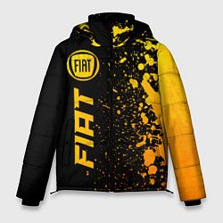 Куртка зимняя мужская Fiat - gold gradient: по-вертикали, цвет: 3D-черный