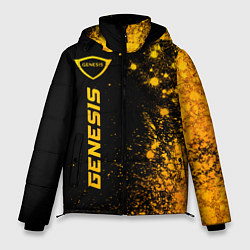 Мужская зимняя куртка Genesis - gold gradient: по-вертикали