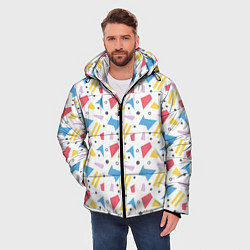 Куртка зимняя мужская Bright figures, цвет: 3D-светло-серый — фото 2