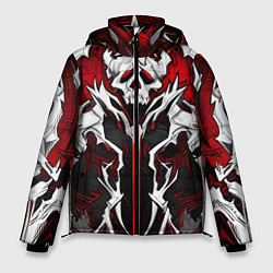 Куртка зимняя мужская Агрессивные кости, цвет: 3D-черный