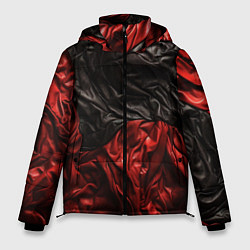 Куртка зимняя мужская Black red texture, цвет: 3D-светло-серый