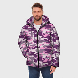 Куртка зимняя мужская Модный камуфляж - милитари, цвет: 3D-светло-серый — фото 2