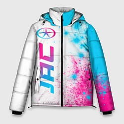 Мужская зимняя куртка JAC neon gradient style: по-вертикали